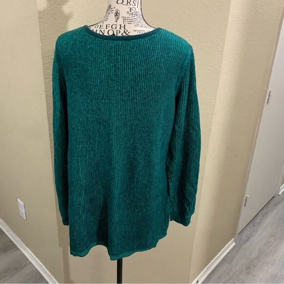 H by Halstom crew neck top sz large - Picture 3 of 7